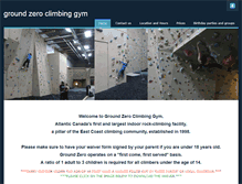 Tablet Screenshot of climbgroundzero.com